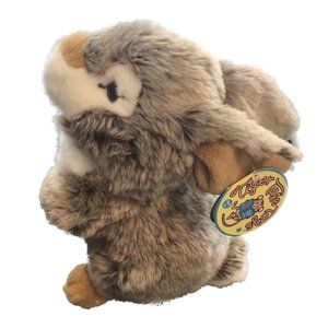 Tiger Tale Toys "Robin"  Rabbit  Grey/White, Viahart, With Tags 10"